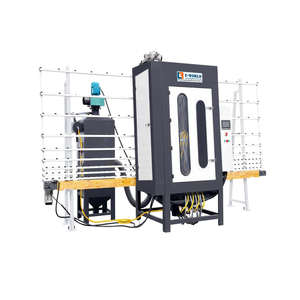 Automatic Vertical Glass <b>Sandblasting</b> Machine PLC Control Stable on Transmission High Efficiency and Easy Maintenance on Sell - Product Image 1