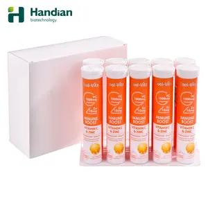 สูตรที่กำหนดเองด้วยอาหารเสริมทุกวันสีส้ม Vitamina C 1000มิลลิกรัมเม็ดฟู่ - Product Image 1