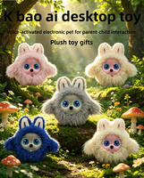 Kawaii Plüschtier, KI-gesteuertes Elektronisches Haustier, Interaktives Spielzeug, Desktop-Begleiter, Eltern-Kind-Interaktionsspielzeug, Roboter-Spielzeug