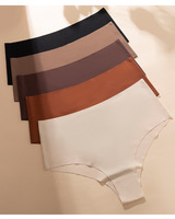 Culottes sans couture taille moyenne en coton, séchage rapide, respirantes, effet push-up, effet seconde peau, en nylon multicolore, du S au XL