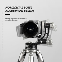 Trépied professionnel en fibre de carbone Fotopro E7 pour télescope, caméra vidéo, adapté aux photographies en climat extrêmement froid et rigoureux