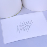 Étiquettes d'expédition adhésives thermiques directes, étiquettes de codes-barres en papier synthétique imperméable pour entrepôt et coursier