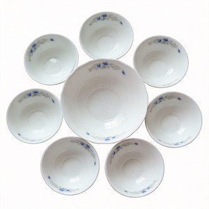Marché de Gros de Dubaï : Ensemble de 7 bols en verre opale <span class=keywords><strong>émail</strong></span>lé bon marché avec décalcomanie, type boîte à lunch, en stock à vendre - Product Image 2
