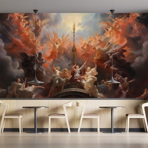 Papel pintado autoadhesivo <span class=keywords><strong>de</strong></span> estilo europeo The Heavenly Kingdom Odes to the Renaissance Murals - Product Image 5