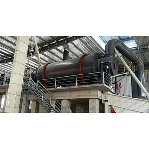 Secador rotatorio de la industria del cemento Secador de tambor rotatorio para virutas de madera Precio del secador rotatorio del mineral de zinc