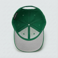 Gorra de Béisbol con Estampado Floral Verde Personalizado, Logotipo Bordado en 3D, Visera Plana, Estructurada, para Promoción de Marca al por Mayor