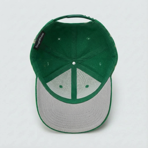 Gorra de Béisbol con Estampado Floral Verde Personalizado, Logotipo Bordado en 3D, Visera Plana, Estructurada, para Promoción de Marca al por Mayor - Product Image 6