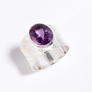 Wholesale Natural <b>Citrine</b> Oval Cut 925 Sterling Silver <b>Ring</b> Handmade Fine Silver Jewelry with Setting Inlay Jewelry Exporter - Product Image 3