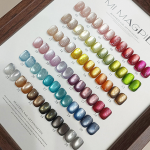 AILANUO Esmalte de Uñas Magnético Ojo de Gato, 36 Colores, Laca de Gel UV Semipermanente, Púrpura, Marca Privada - Product Image 1