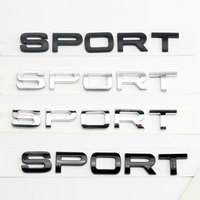 Autocollants de voiture d'insigne de lettre de SPORT pour Land Rover Discovery Range Rover DEFENDER sport refit coffre arrière nouveaux anciens accessoires logo
