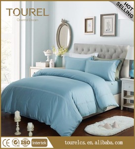 Cama <span class=keywords><strong>de</strong></span> hotel/Sala hojas, 100% poliéster algodón <span class=keywords><strong>blanco</strong></span> llano Hotel sábanas - Product Image 6