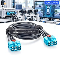 TE 1-2428482-4 6-in-1 GEMnet Z-Code Buchse-zu-Buchse Automotive Ethernet-Kabel für ADAS ECU Radar LiDAR Fahrzeug-Backbone-Netzwerk