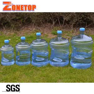 热卖3L 5升7.5 ltr 11 lt 13 l 15 lts 18.9 ltr 20lt带密封盖的回收塑料水瓶