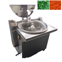 Hachoir Électrique Commercial Automatique pour Légumes, en Acier Inoxydable de Qualité Alimentaire, Haute Efficacité pour la Préparation des Aliments et la Hachage de la Nourriture pour Volailles