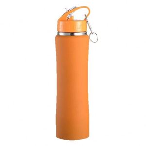 Insulated <b>Drink</b> Vessel for Outdoor <b>Sports</b> 600ml 750ml Stainless Steel Double Wall Vacuum Flask Straw Lid Custom Logo Available - Product Image 1