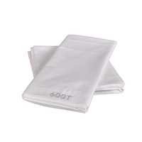 Ensemble de draps de lit d'hôtel en coton 100% 600 fils, confort supérieur, vente en gros