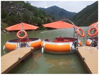 Barbecue flottant d'hiver certifié CE, allemand, en forme de donut, au propane, pour bateau, idéal pour la location
