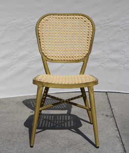 Muebles de ratán rústico de estilo europeo, silla de Metal de mimbre de bambú para restaurante - Product Image 3