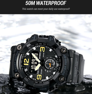Reloj Deportivo de Moda SKMEI 1965 para Hombre, Relojes de Pulsera Digitales para Hombre, Resistentes al Agua y a los Golpes, con Fecha, Cuenta Regresiva, Reloj 1637, Reloj Hombre - Product Image 3