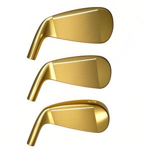 Fabbrica all'ingrosso mano destra di fusione in acciaio inossidabile personalizzato Logo ibrido club Set di ferro ibrido dorato portatile per gli uomini - Product Image 5
