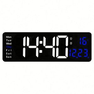 16-Inch Large Simple Living Room Screen Functional Display <b>Clock</b> for Digital Quartz <b>Led</b> Wall <b>Clock</b> Antique Style - Product Image 4