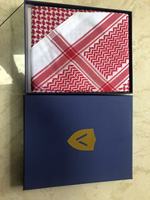 Keffiyeh Palestina Saudi Shemagh Poliester Non-Woven Syal Arab Bernapas Ghutra Empat Musim Islami Pria Langsung dari Pabrik