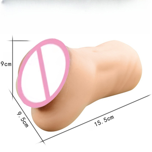 TOWAVE Masturbatore a Doppio Uso con Punti di Agopuntura, Materiali Importati TPE, 15,5 cm, 100% Impermeabile, Colore Pelle, Masturbazione Realistica - Product Image 5
