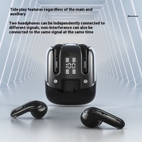 Audífonos Inalámbricos TWS DX-16 Doble Bluetooth con Cancelación de Ruido Impermeables para Deportes y Parejas con Diseño Manos Libres