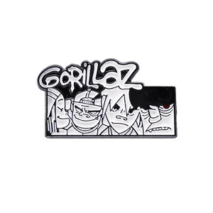 Broche Metálico Creativo <span class=keywords><strong>de</strong></span> la Banda <span class=keywords><strong>de</strong></span> Rock Gorillaz, Souvenir Musical <span class=keywords><strong>de</strong></span> la Orquesta Virtual, Pin para Solapa <span class=keywords><strong>de</strong></span> Esmalte <span class=keywords><strong>de</strong></span> Inglaterra, Reino Unido - Product Image 1