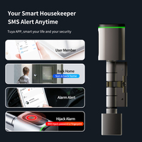 Serrure de porte électronique intelligente DIY avec déverrouillage par empreinte digitale, application, clés et carte IC, compatible Tuya TT Home Hotel