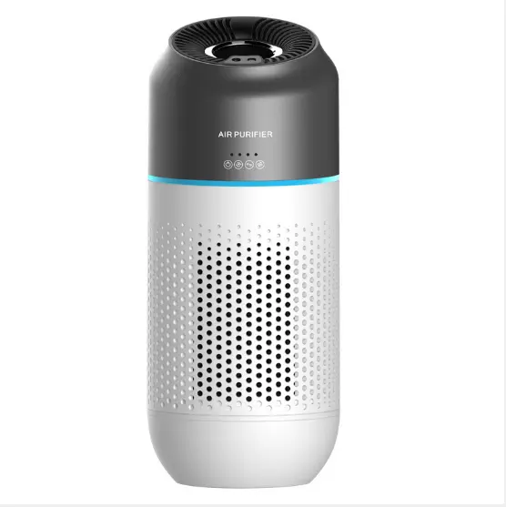 USB Intelligent Car Air Purifier Hepa Filter Double Purification Portable Low Noise Air Purifier With Gesture Control Sensor