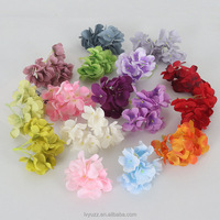 Fleurs artificielles européennes réalistes en soie multicolores miniatures, directement de l'usine, pour centres de table de mariage et décoration intérieure