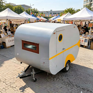 Mobile Restaurant with Kitchen Food Trailer Fully Equipped Bbq Concession Trailers <b>Ice</b> Cream Van <b>Small</b> Coffee Cart - Product Image 1