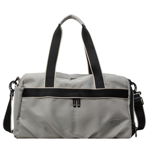 Minimal Korean Black Trim Workout <b>Bag</b> Multi Compartment Double Side Pockets Detachable Shoulder Strap Men Women Yoga Travel <b>Bag</b> - Product Image 3