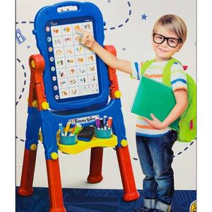 高度可调站立双面艺术画架画板套装早期字母学习阅读机画板玩具 - Product Image 2