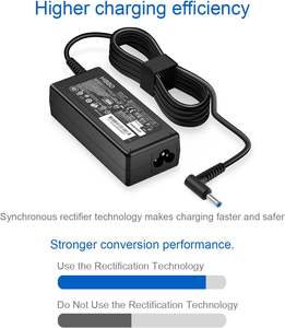 Chargeur pour ordinateur portable <span class=keywords><strong>HP</strong></span> 65W 45W <span class=keywords><strong>Smart</strong></span> Blue Tip Power Adapter - Product Image 6