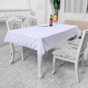 <span class=keywords><strong>Mantel</strong></span> DE BODA <span class=keywords><strong>Rectangular</strong></span> <span class=keywords><strong>grande</strong></span> de 137 CM Manteles elegantes de PVC blanco - Product Image 3