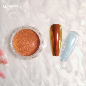 Polvo Aurora LIBO 2026, 6 Colores, Polvo Fino para Uñas, Polvo Cromado Espejo - Product Image 4