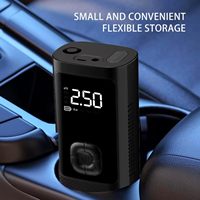 Compresseur d'air portable 12V avec affichage numérique, pompe électrique ABS monocylindre pour berlines