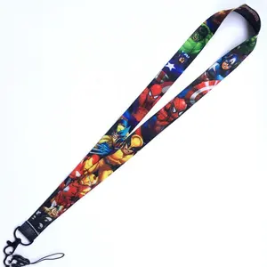 Wholesale Custom Logo Promotional Solid Blank Plain Colored Exhibition Neck Strap Sublimation Polyester Breakaway Lanyards