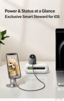 TORRAS Big Eye Smart Screen USB C 45W~60W AVS Dynamic PPS PD 3.2 Pengisi Daya Cepat untuk iPhone 18 17 16 Adaptor Daya