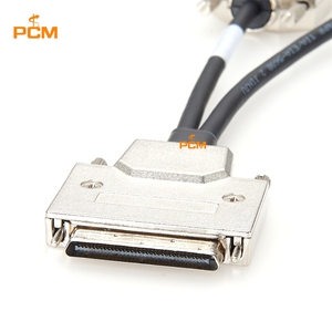 Cable adaptador VHDCI de 68 pines a 2x DB9 RS232 hembra para vehículos, kit de desarrollo DRIVE AGX <span class=keywords><strong>Thor</strong></span>, divisor PCI-E SCSI D-Sub - Product Image 4