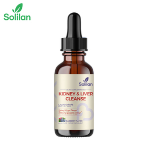 Suplemento Herbal, Extracto de Cardo Mariano, Gotas Líquidas Orales, Desintoxicación del Hígado, Limpieza Renal, Botella de 60 ml, Solilan - Product Image 1