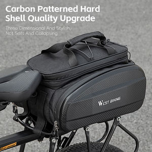 Sacoche de vélo imperméable en polyester de 31 L avec fermeture éclair pour VTT/vélos de route - Product Image 5