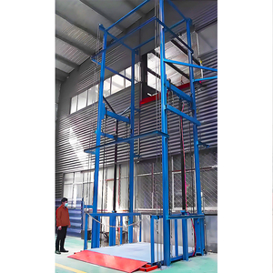 इलेक्ट्रिक फ्रेट लिफ्ट के साथ गोदाम के लिए भारी शुल्क ऊर्ध्वाधर हाइड्रोलिक कार्गो लिफ्ट 15 मीटर उठाने की ऊंचाई v-380v 1.1kw मोटर 110 - Product Image 2