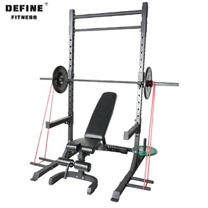 Soporte <span class=keywords><strong>de</strong></span> Ejercicio para Gimnasio en Casa, Rack <span class=keywords><strong>de</strong></span> Dominadas, Soporte para Sentadillas, Banco <span class=keywords><strong>de</strong></span> Curl, Soporte para Pesas, Barra <span class=keywords><strong>de</strong></span> Potencia, Rack para Agachadas - Product Image 3