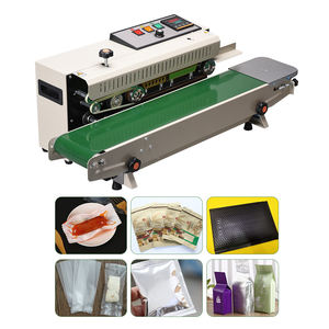 חומר סרט שונים חום מכונת איטום חטיפים אריזה טריים מתכווננת טמפרטורה אופקי מכונת איטום רציף - Product Image 5