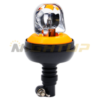 NIGHTUP 12V/24V Phare de signalisation robuste pour l'exploitation minière, balise de camionnage, lampe agricole rotative H1-BUIB CE R10 ROHS IP65