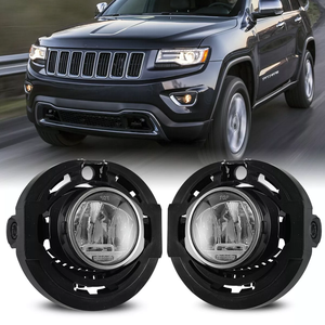 Molde de luz antiniebla delantera izquierda derecha para Jeep Grand Cherokee 2015 2016 2017 2018 2019 2020 2021 2022 molde de faros antiniebla Led - Product Image 1