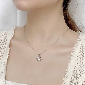 Collier pendentif <span class=keywords><strong>Chat</strong></span> <span class=keywords><strong>porte</strong></span>-<span class=keywords><strong>bonheur</strong></span> pour cadeau, avec pierres précieuses rondes accentuées, Moissanite GRA, en <span class=keywords><strong>argent</strong></span> 925, collier pendentif <span class=keywords><strong>chat</strong></span> mignon - Product Image 2